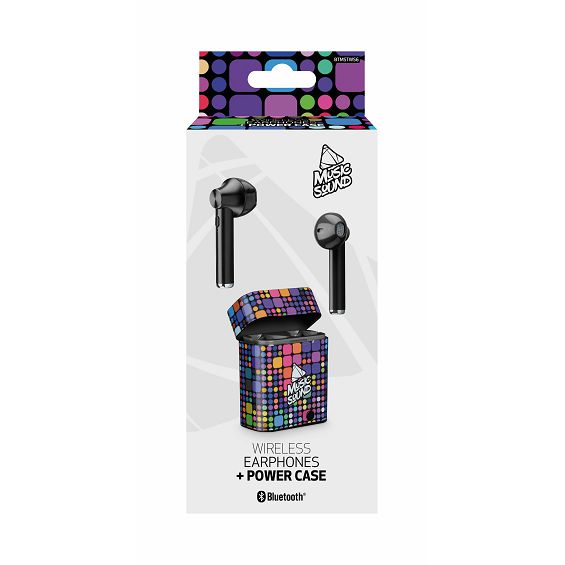 Slušalice MUSIC SOUND Pocket (TWS, Bluetooth, mikrofon, Multicolor)-1