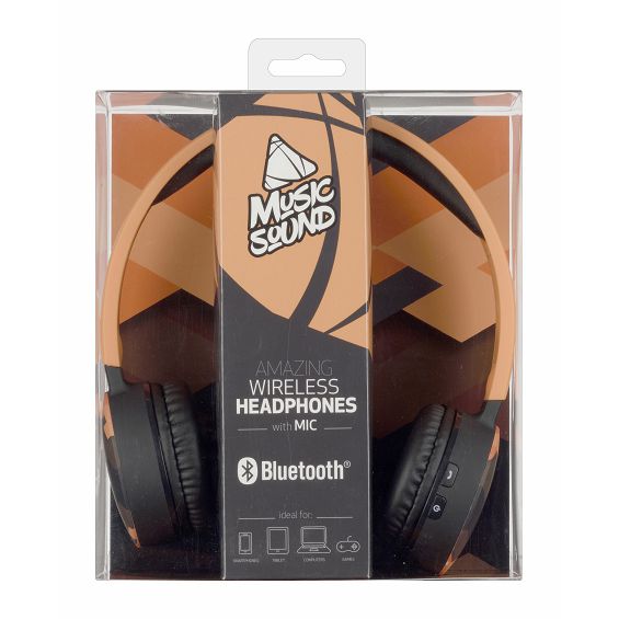 Slušalice MUSIC SOUND Fan (Bluetooth, mikrofon, Žuta)-1