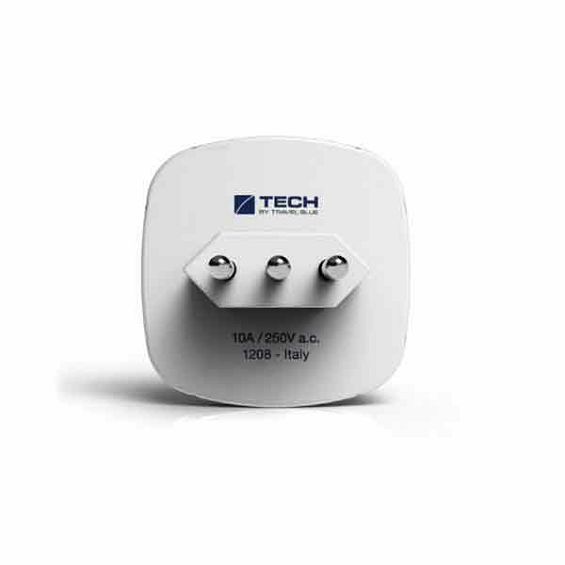Putni adapter TRAVEL BLUE 931 (EU na Italija), bijela boja-1