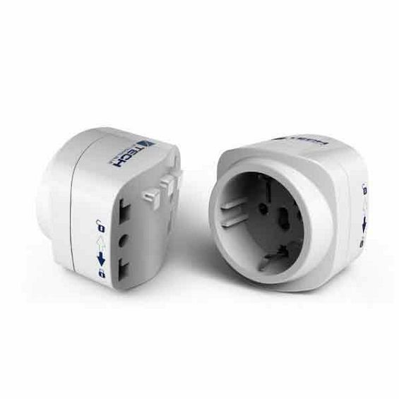 Putni adapter TRAVEL BLUE 931 (EU na Italija), bijela boja-2