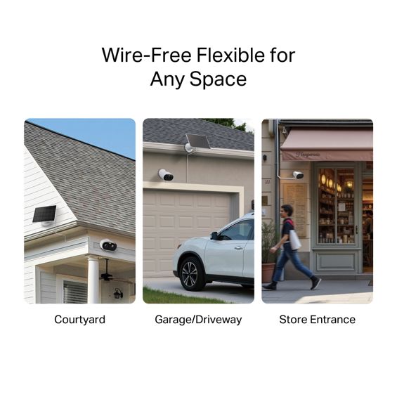 Solarna kamera MERCUSYS, WiFi, 2K, MC410 KIT(UN)-4