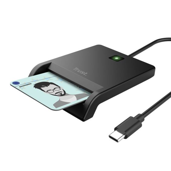 Čitač Pametnih Kartica TRUST Primo 26253, PC, USB-C