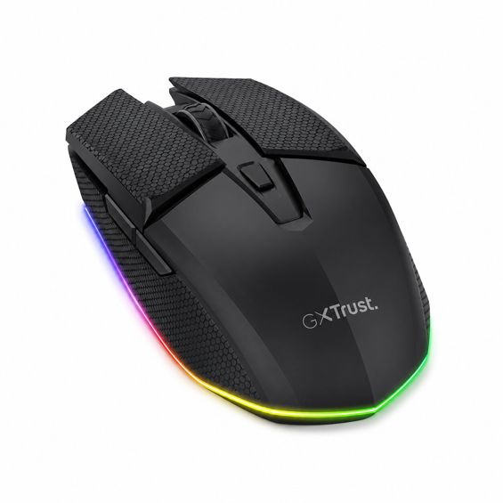 Miš TRUST GXT 122 Felox+, Dual, Gaming, Punjivi, Bežični, RGB Osvjetljenje, White-2