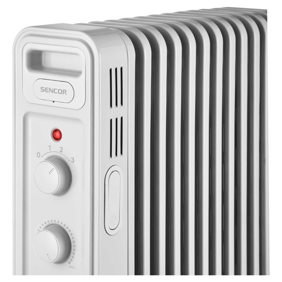 Električni uljni radijator SENCOR, SOH 3413WH, White-1