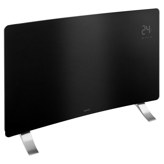 Staklena konvekcijska grijalica SENCOR, SCF 4741BK, 2400W, WiFi, Black-4