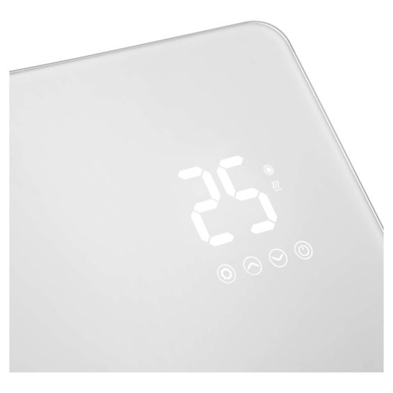 Staklena konvekcijska grijalica SENCOR, SCF 4740WH, WiFi, 2400W, White-4