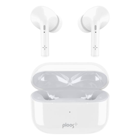 Slušalice PLOOS TWS (Bluetooth, mikrofon, bijele)-0