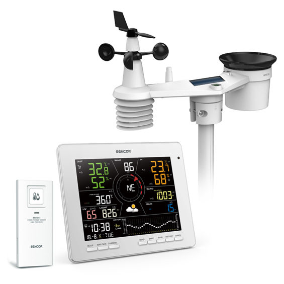 Vremenska Stanica Profesionalna, SENCOR, SWS 16600 WIFI SH-0