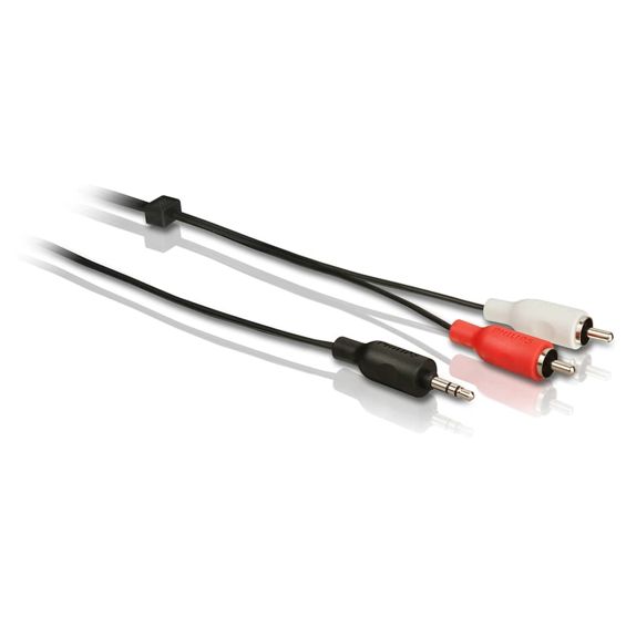 Kabel PHILIPS, Audio, Stereo, 3,5 mm (M) – 2 RCA (M), 3 m-0