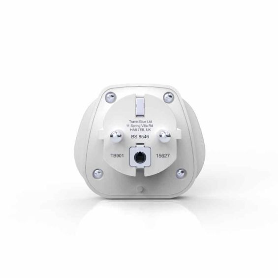 Putni adapter TRAVEL BLUE World to Europe 914 bijela boja