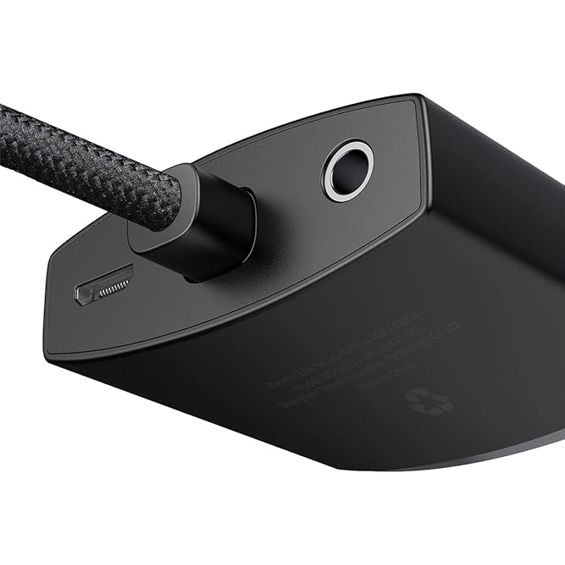 Adapter BASEUS Lite Series HDMI na VGA s 3.5mm audio izlazom, crna boja - WKQX010101-1