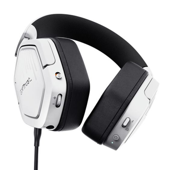 Slušalice TRUST Carus GXT 493W (Bežične, Bluetooth, mikrofon, 3.5 mm, 20h baterija, Bijela)-1