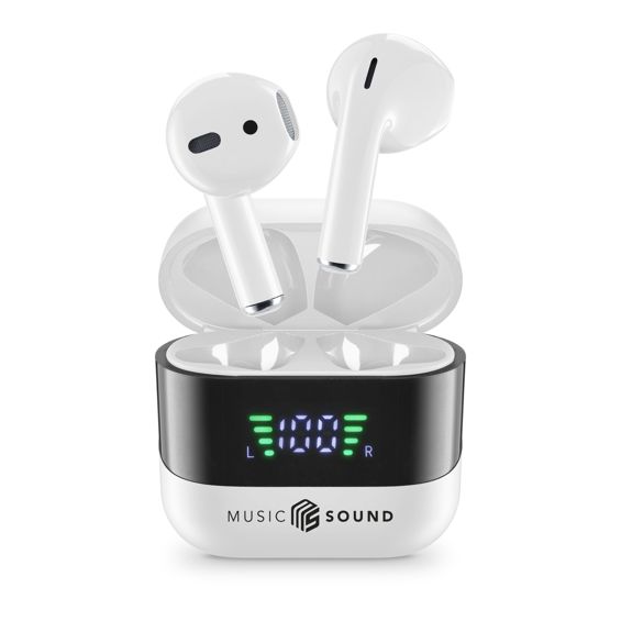 Slušalice MUSIC SOUND Spark (Bluetooth, mikrofon, do 30h, crne)-0