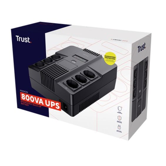 UPS TRUST Maxxon PowerStrip 800VA (360W, 6x Schuko)-3