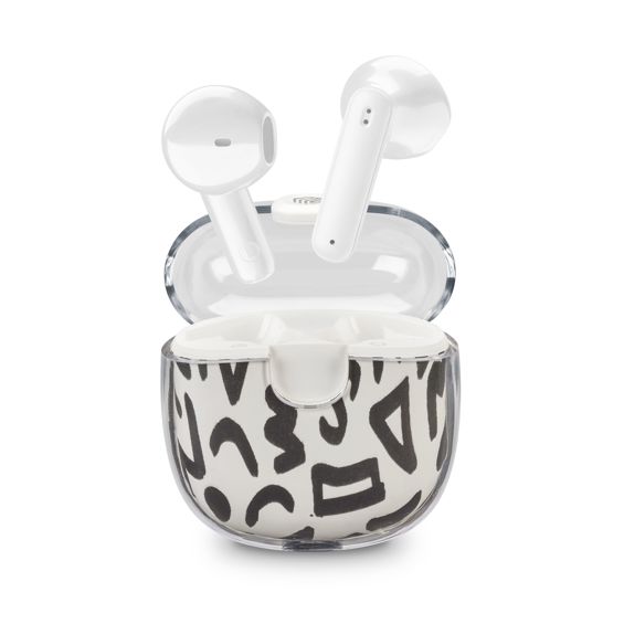 Slušalice CELLULARLINE Music Sound Drip (TWS, Bluetooth, mikrofon, do 19h baterije, Symbols)