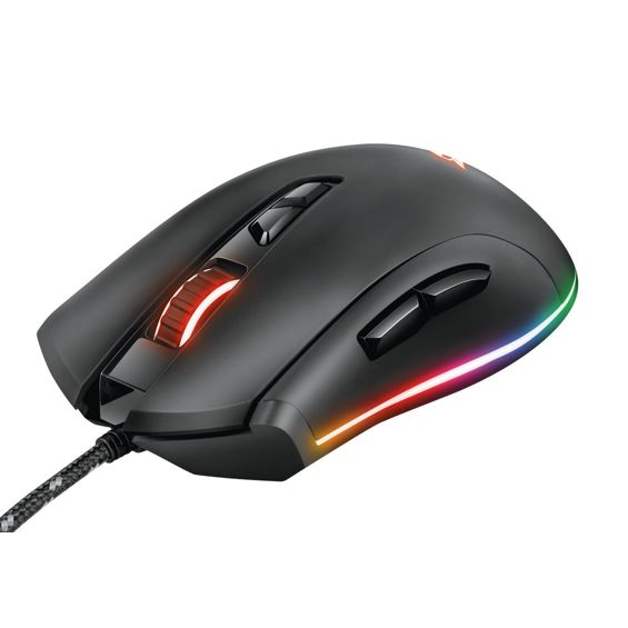 Miš TRUST GXT 900 Qudos, Gaming, RGB Osvjetljenje, Crni