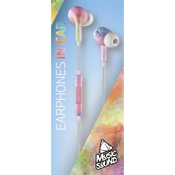 Slušalice CELLULARLINE, Audio Music Sound,Rainbow, In-Ear, 3,5 mm-1