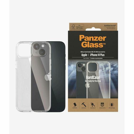 Zaštitna Maska PANZERGLASS, Hard Clear Case, Apple iPhone 14 Plus, Antibacterial-0