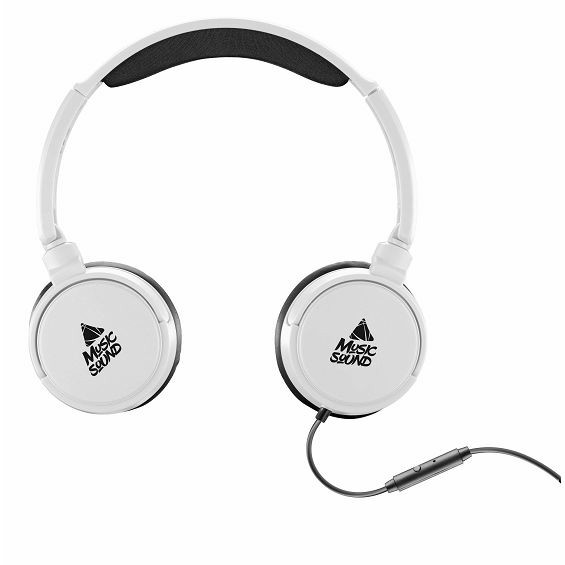 Slušalice CELLULARLINE MUSIC SOUND (3.5mm, mikrofon, bijele)-1