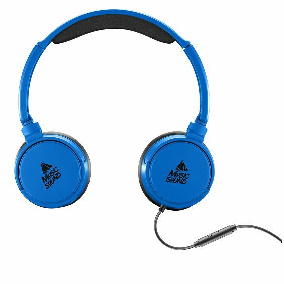 Slušalice CELLULARLINE MUSIC SOUND (3.5mm, mikrofon, plave)-1