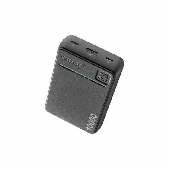 Prijenosna baterija PLOOS 10000 mAh 10W, crna boja