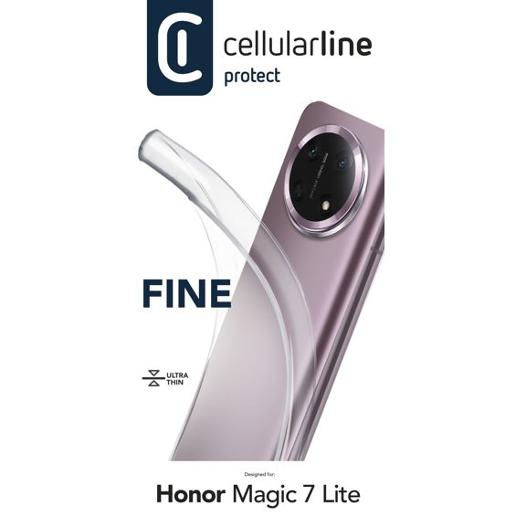 Zaštitna Maska CELLULARLINE, Fine, Honor Magic 7 Lite, Prozirna-1