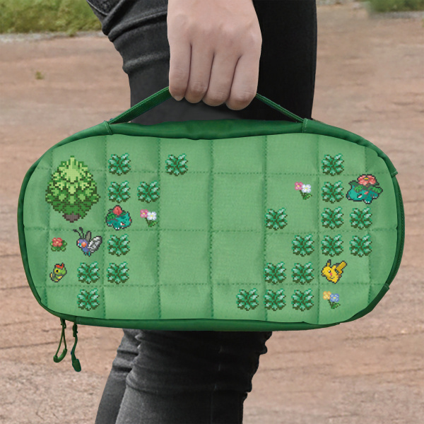 Torba za konzolu HORI Puff Pouch Pixel Green, za Nintendo Switch 2, zelena boja-3