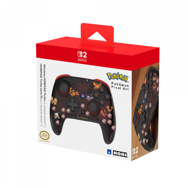 Gamepad HORI Wireless HORIPAD Turbo Pixel Red, za Nintendo Switch 2, bežični, crvena boja-0