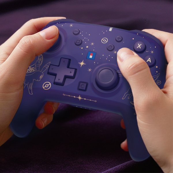 Gamepad HORI Wireless HORIPAD Turbo Umbreon & Espeon, za Nintendo Switch 2, bežični, ljubičasto-crni-1