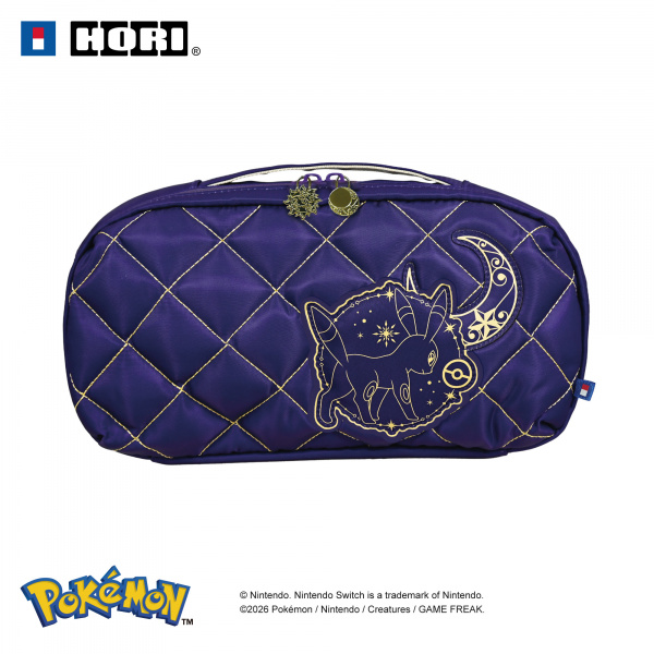 Torba za konzolu HORI Puff Pouch Umbreon & Espeon, za Nintendo Switch 2, ljubičasta boja-2