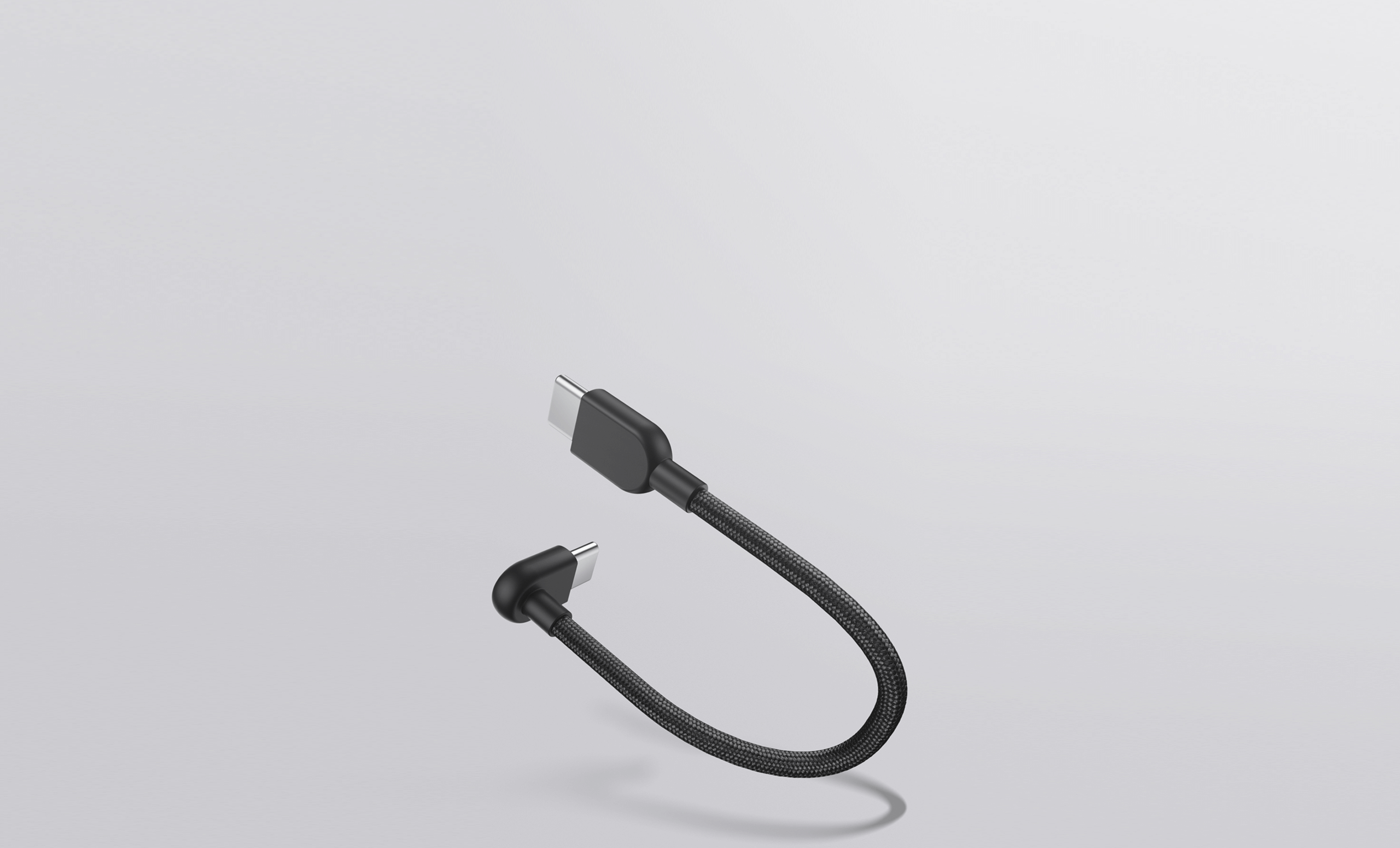 XIAOMI 3A BRAIDED USB-C TO USB-C CABLE (10CM)- KABEL-1