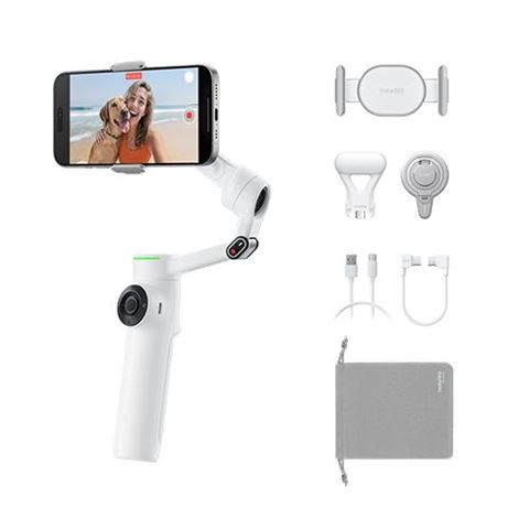 Stabilizator za pametni telefon INSTA360 Flow 2 Pro Creator Kit (Summit White)-0