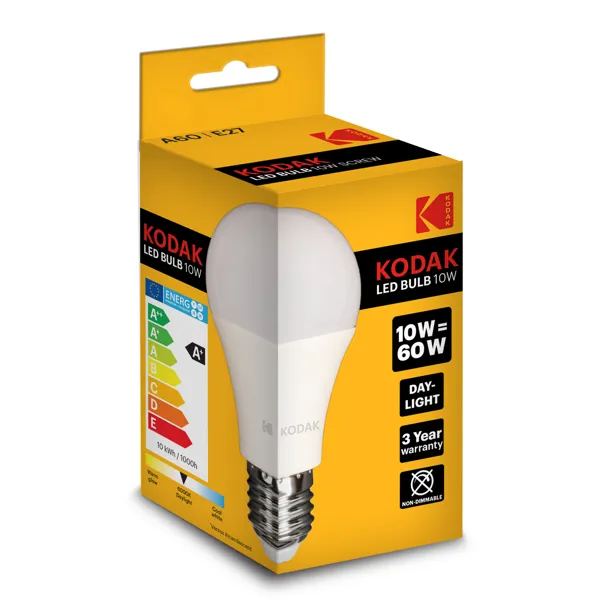 KODAK ŽARULJA LED A60 E27 806LM DAY 10W/60W NON DIM
