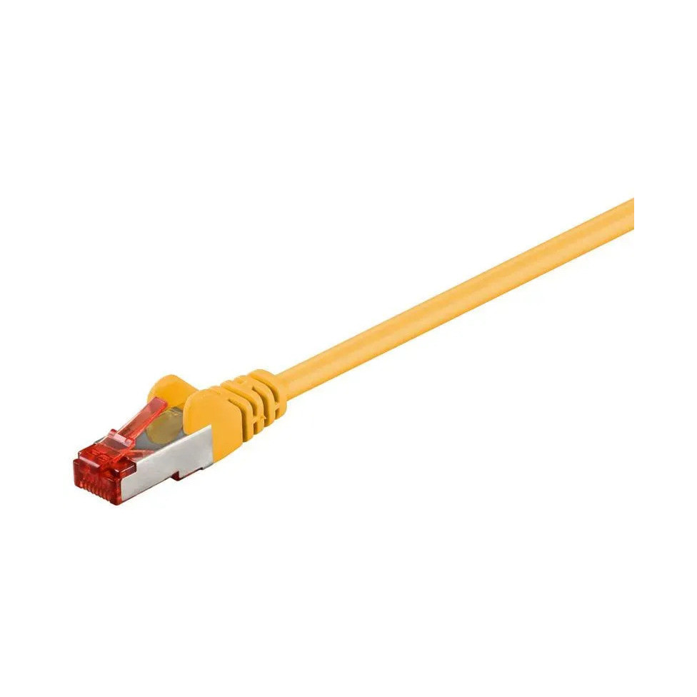 Mrežni kabel GOOBAY CAT 6 S/FTP (0.25m), žuta boja-1