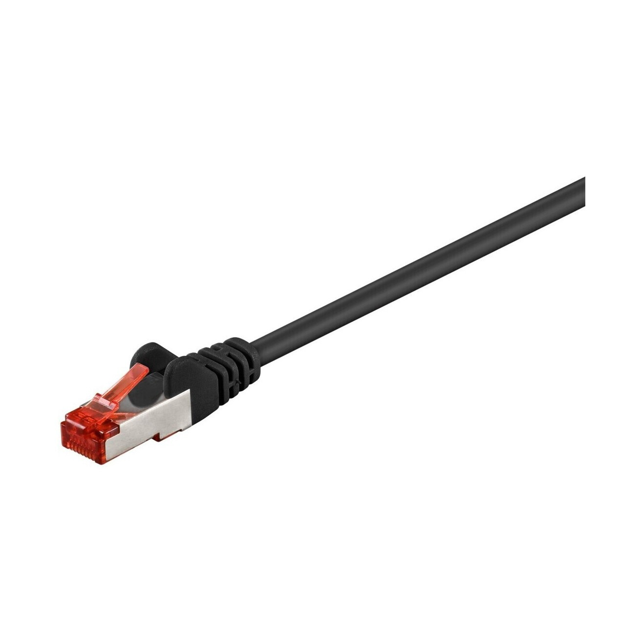 Mrežni kabel GOOBAY CAT 6 S/FTP (PiMF), 0.25m, crna boja-1