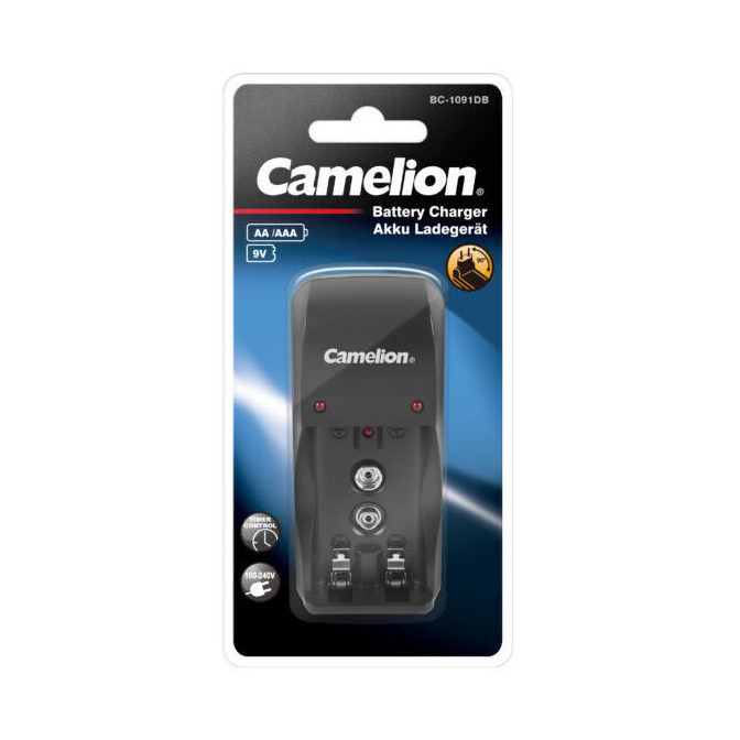 Punjač baterija 1-2x AA ili AAA, 2700mAh, brzi, BC-1091BC  Camelion-0