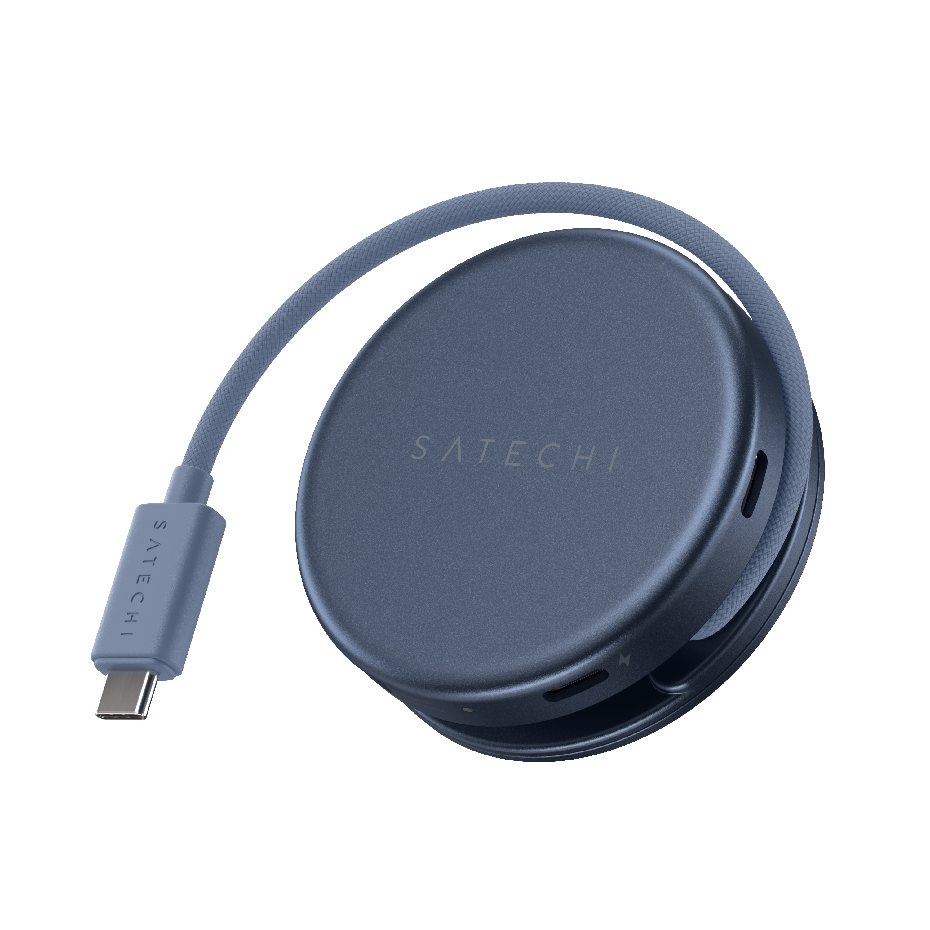 USB-C multiport adapter SATECHI On-the-Go 5-u-1 (HDMI 4K 60Hz, USB-C PD), Indigo boja-3