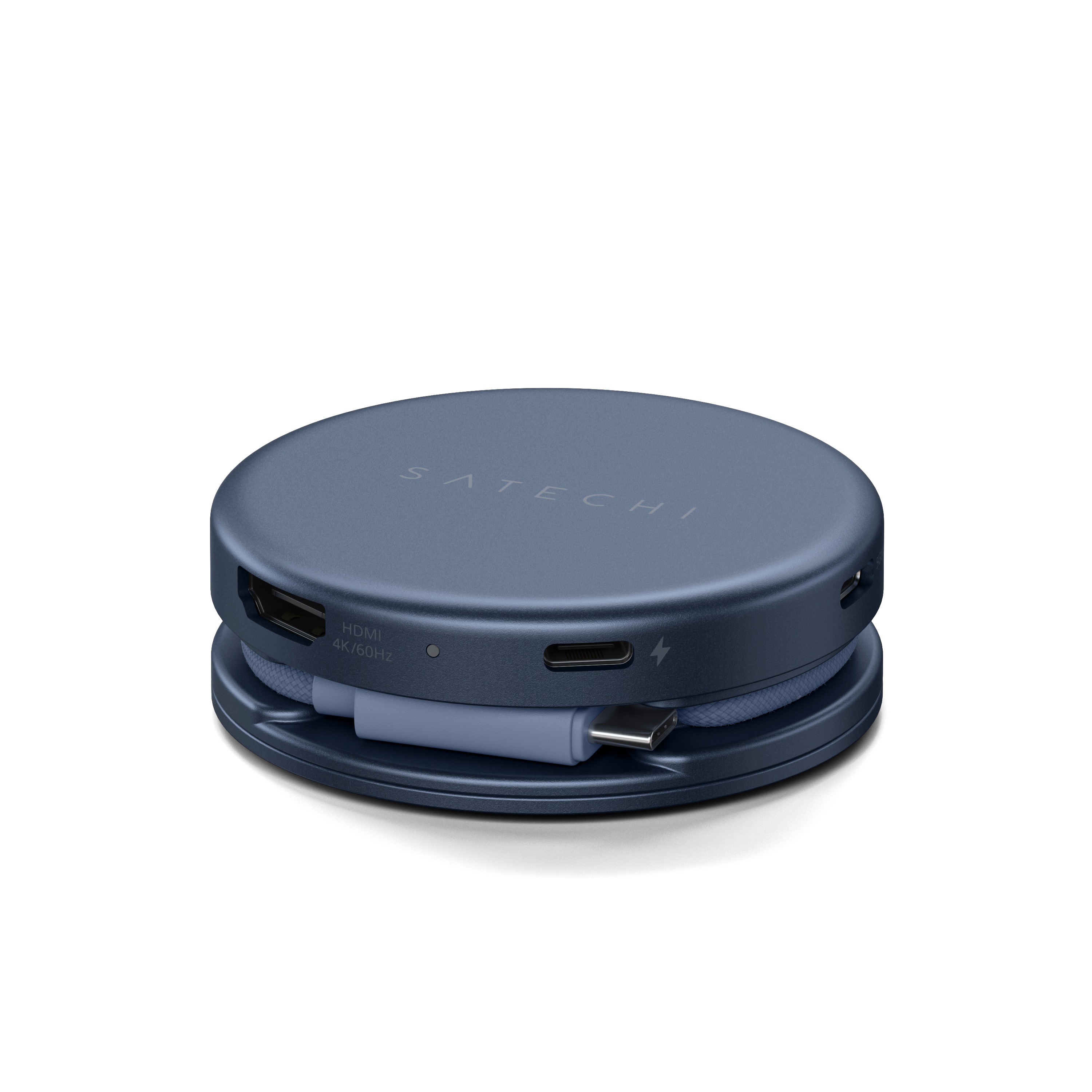 USB-C multiport adapter SATECHI On-the-Go 5-u-1 (HDMI 4K 60Hz, USB-C PD), Indigo boja-8