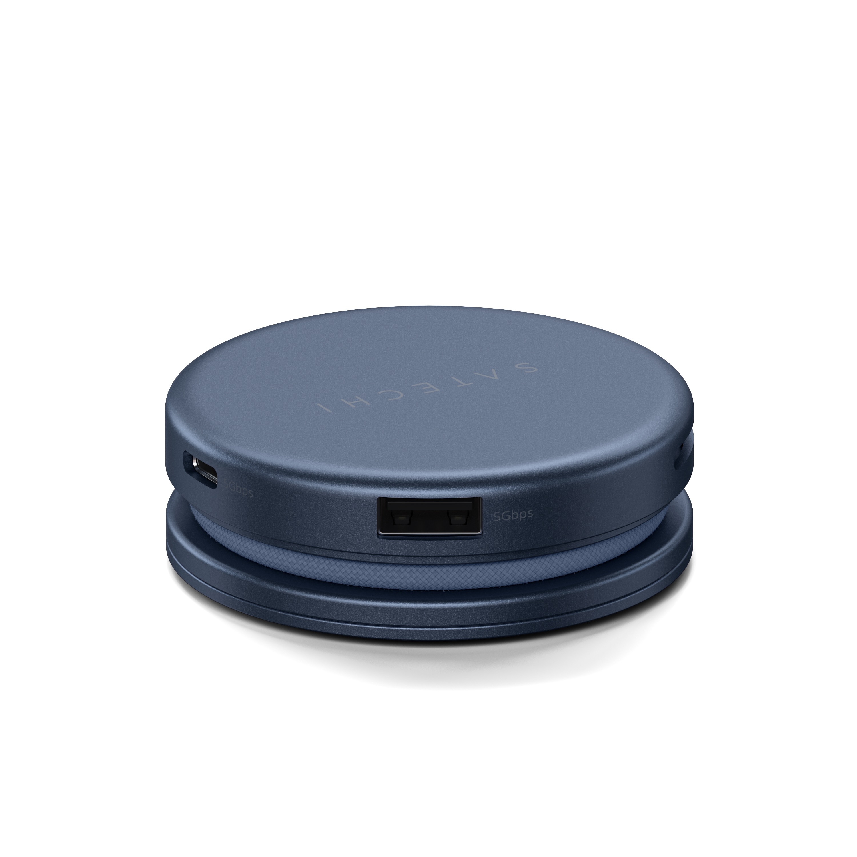 USB-C multiport adapter SATECHI On-the-Go 5-u-1 (HDMI 4K 60Hz, USB-C PD), Indigo boja-11