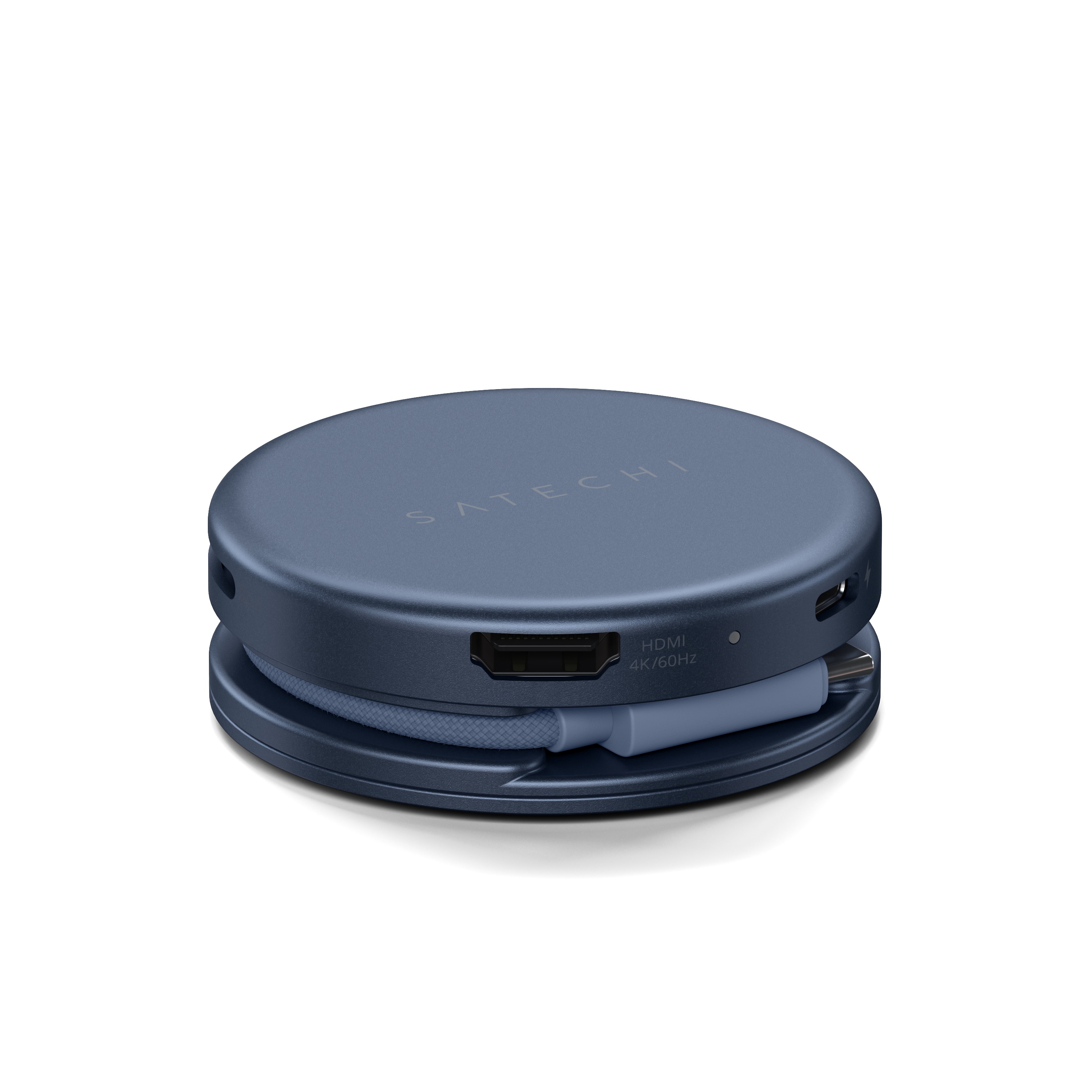 USB-C multiport adapter SATECHI On-the-Go 5-u-1 (HDMI 4K 60Hz, USB-C PD), Indigo boja-14