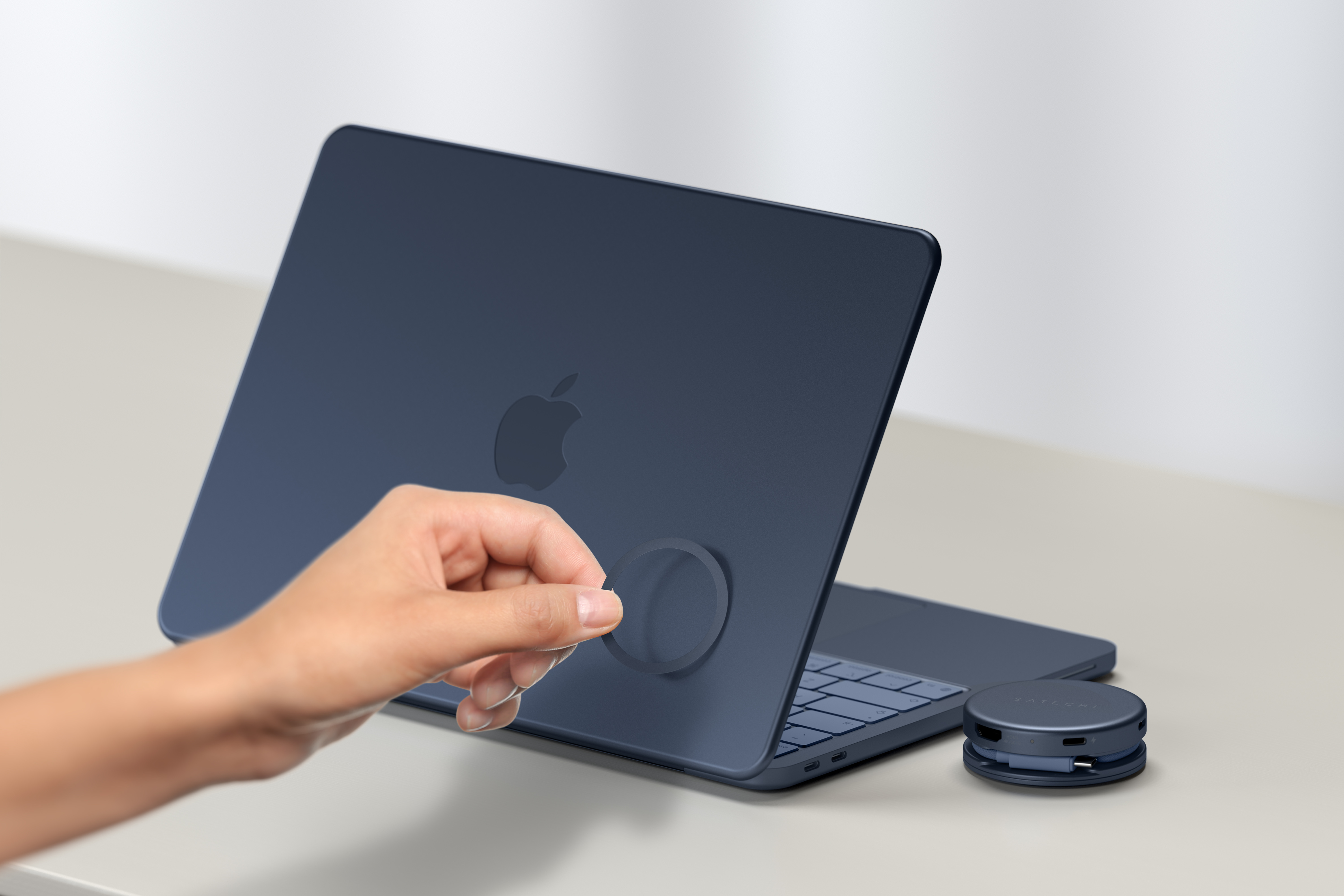 USB-C multiport adapter SATECHI On-the-Go 5-u-1 (HDMI 4K 60Hz, USB-C PD), Indigo boja-9