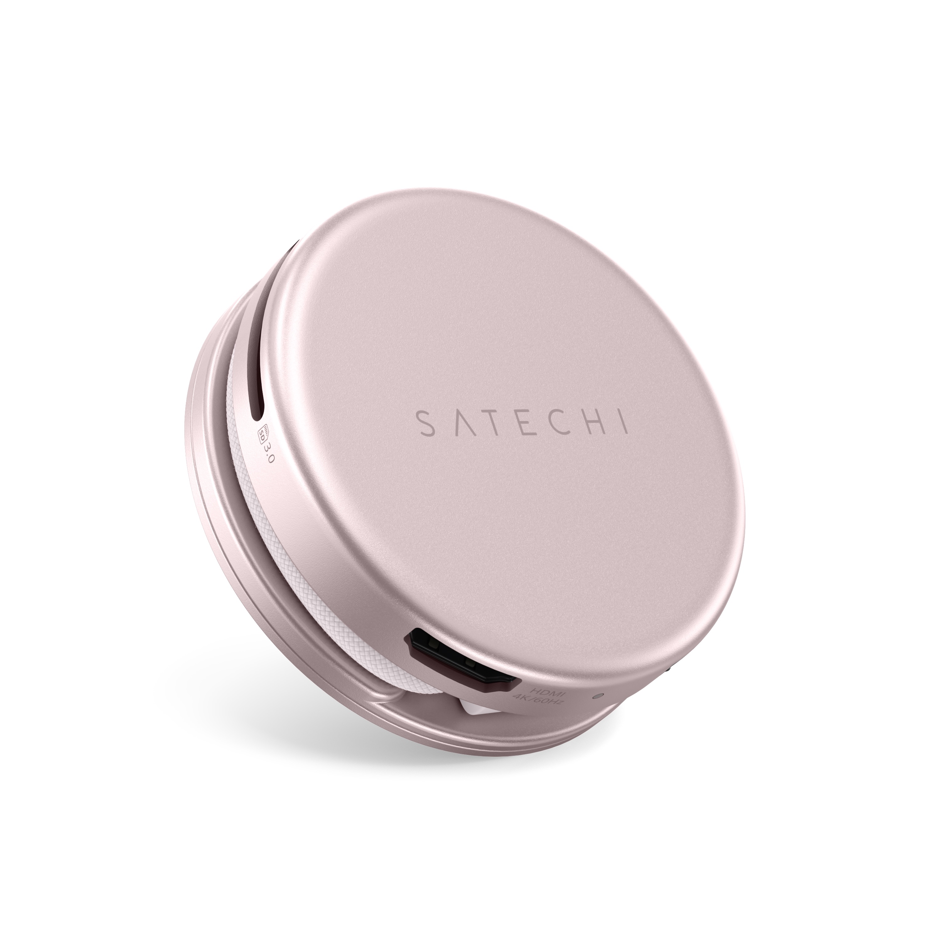 USB-C multiport adapter SATECHI On-the-Go 5-in-1, Blush boja-11