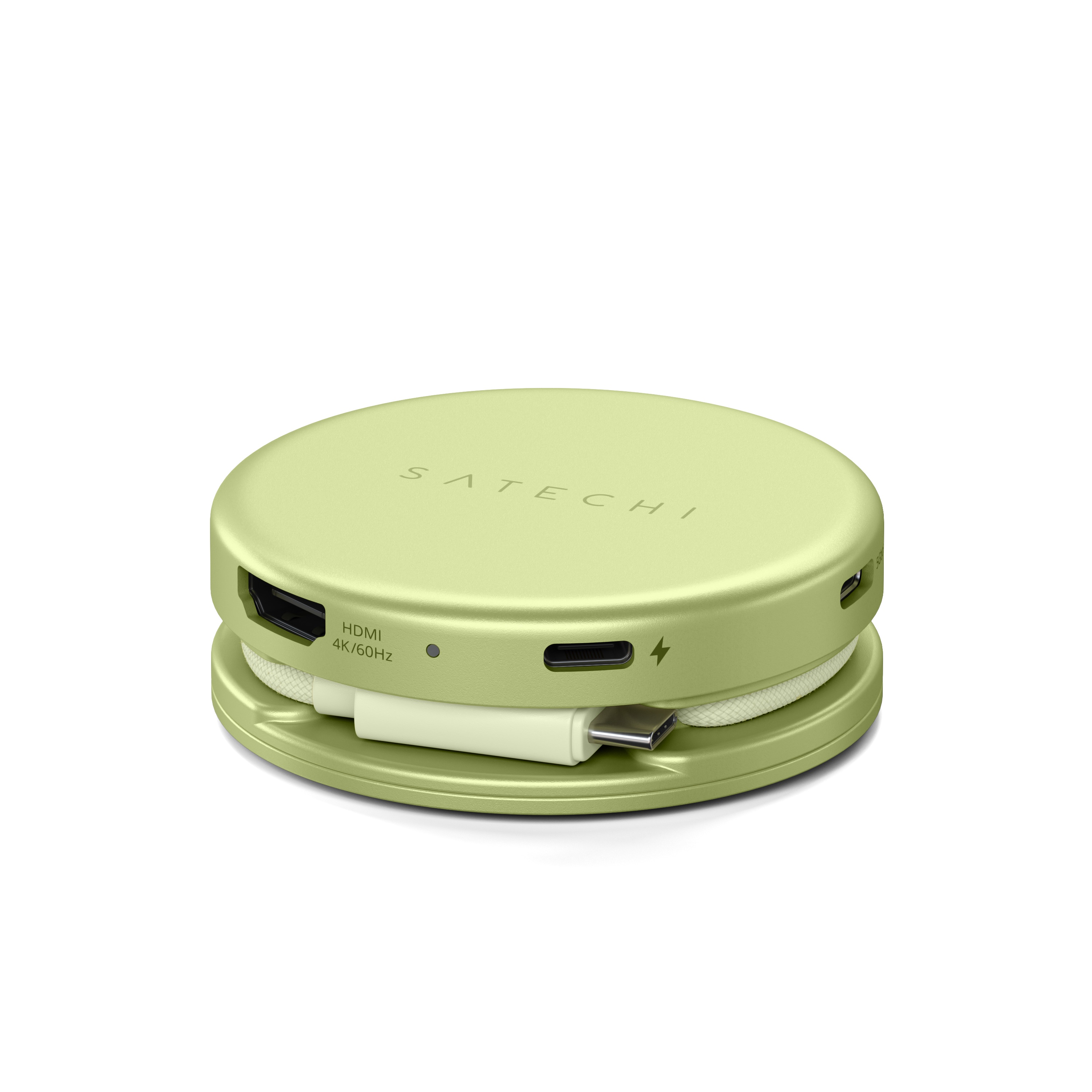 USB-C Multiport Adapter SATECHI On-the-Go 5-in-1 (HDMI 4K 60Hz, PD 60W), Citrus boja-10
