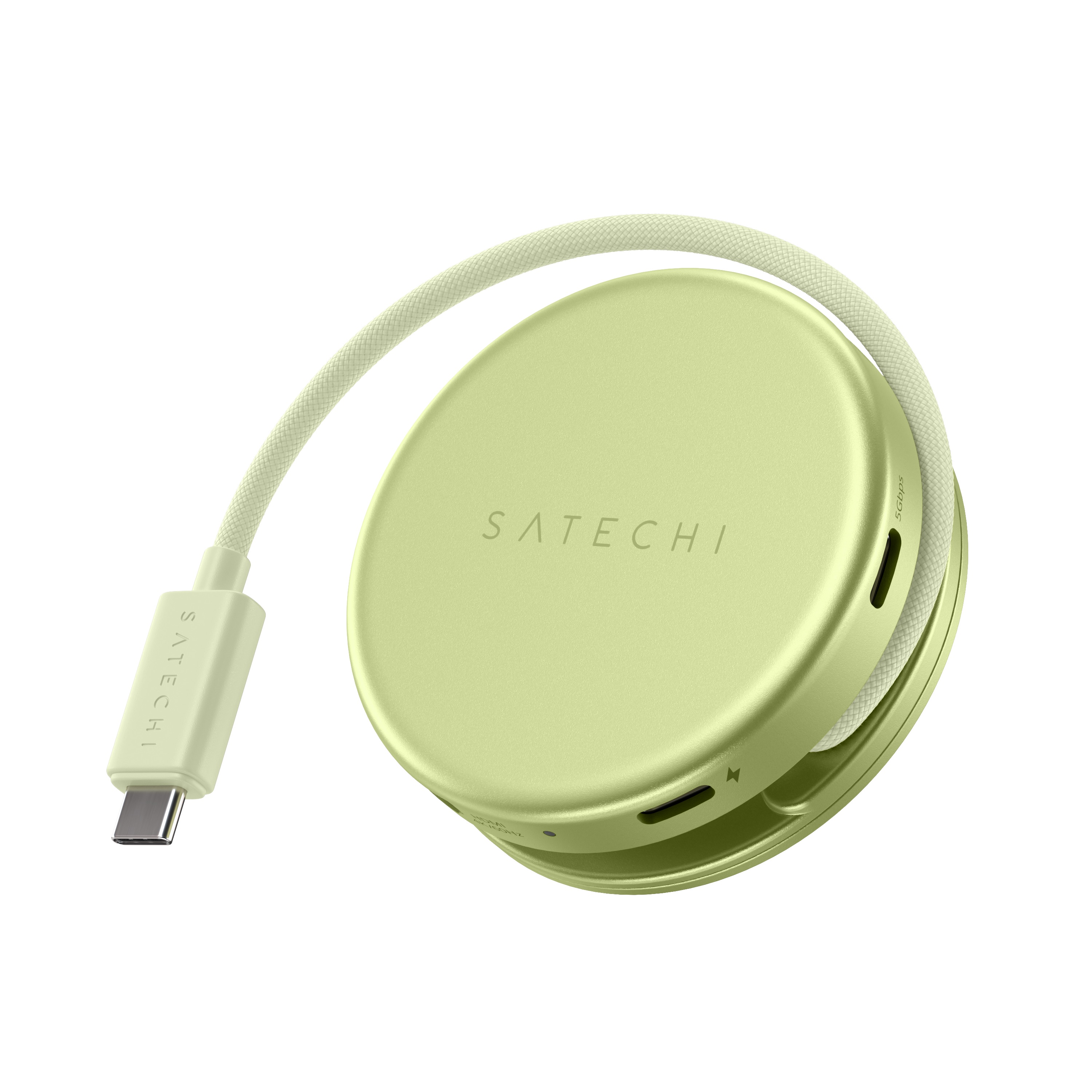 USB-C Multiport Adapter SATECHI On-the-Go 5-in-1 (HDMI 4K 60Hz, PD 60W), Citrus boja-8