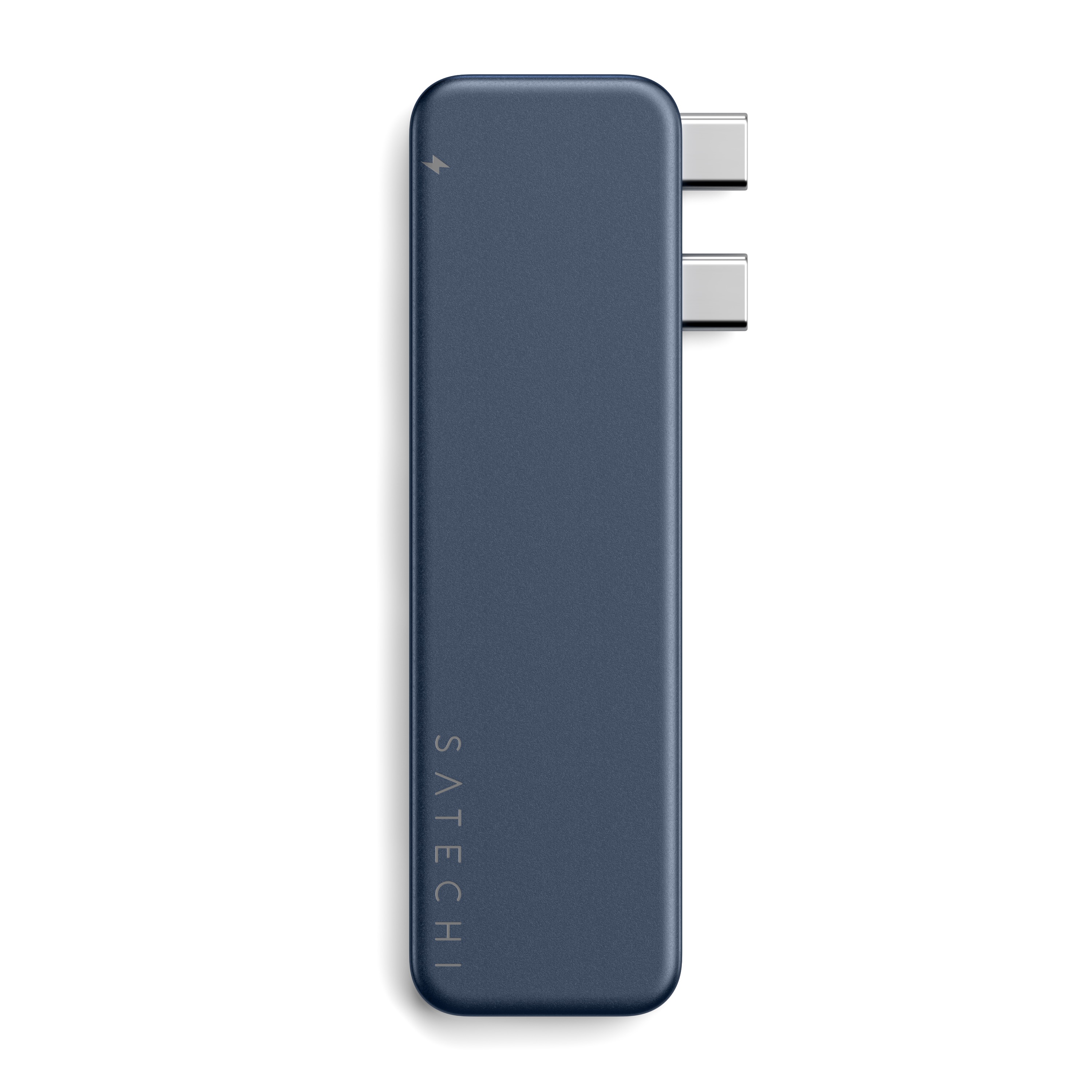 Satechi USB-C Snap Hub (1x HDMI 4K 60Hz, 1x USB-C up to 5 Gbps, 1x USB-A 3.0 up to 5 Gbps, 1xUSB-C PD, 1x microSD/ 1x SD card reader) - Indigo-1