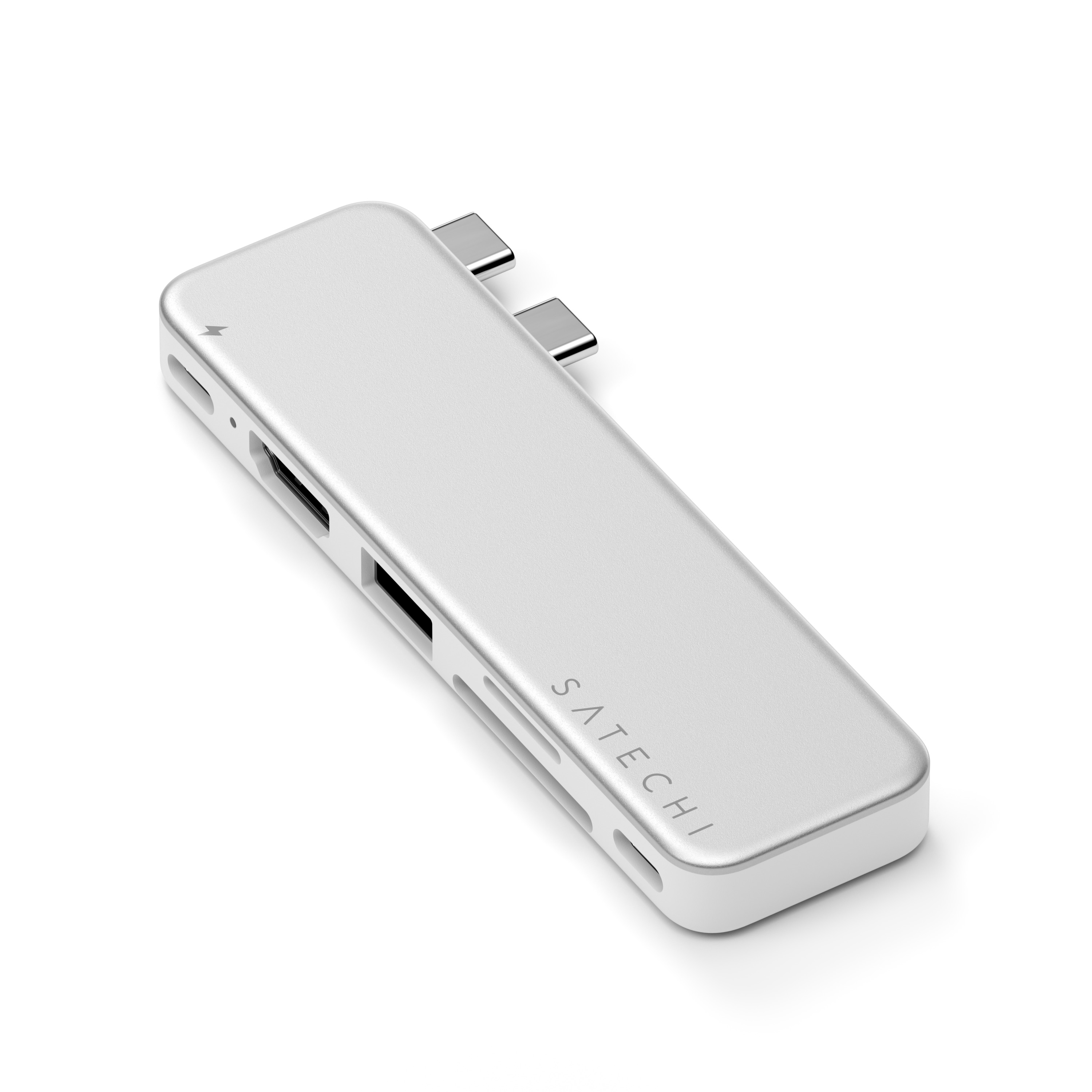SATECHI USB-C Snap Hub za iPad Pro (HDMI, USB-C, USB-A, PD, SD/microSD), srebrna boja-10