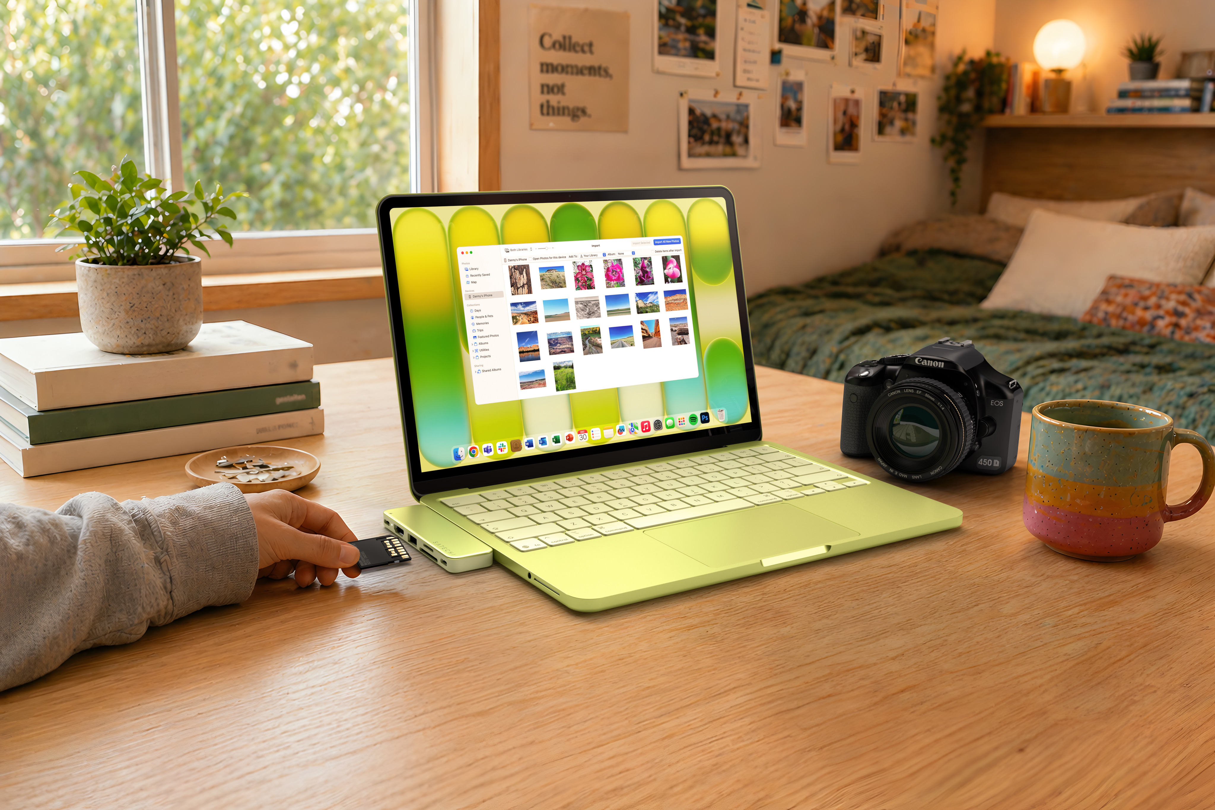USB-C Hub SATECHI Snap Hub za iPad Pro/Air (Citrus)-2