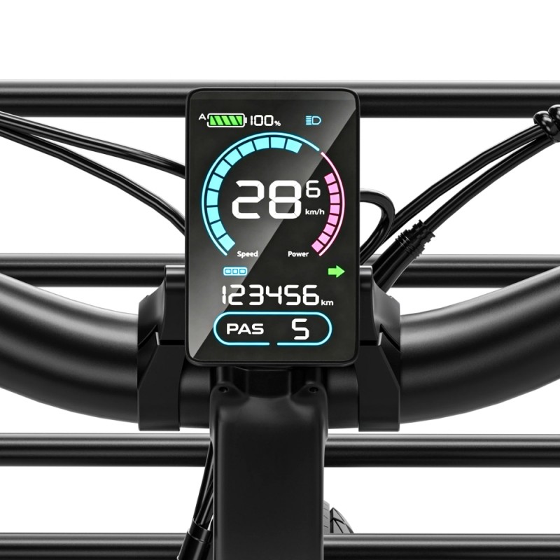 Električni bicikl ELETRONBIKE OC26 smeđa boja-1