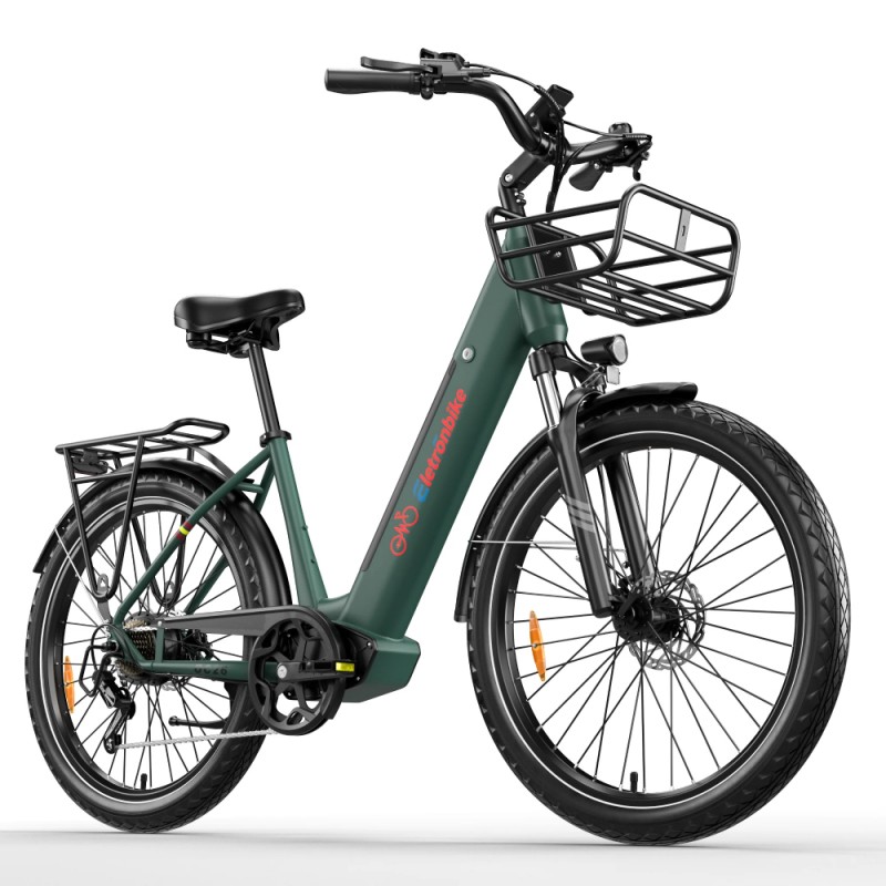 Električni bicikl ELETRONBIKE OC26 zelena boja-1