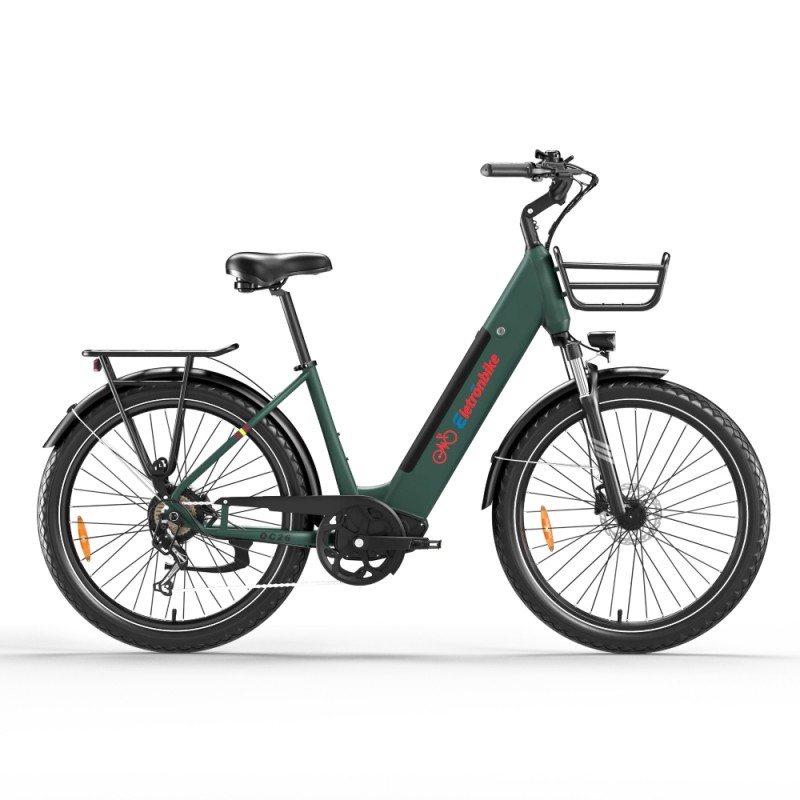 Električni bicikl ELETRONBIKE OC26 zelena boja-0